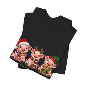 Holly Jolly Pigmas | Deluxe Tee
