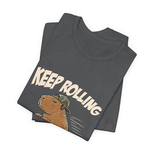 Keep Rolling | Capybara | Deluxe Tee