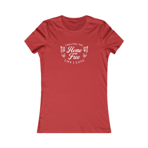 Home Free women's t-shirt - Zenfull Heart self love and healing affirmation apparel
