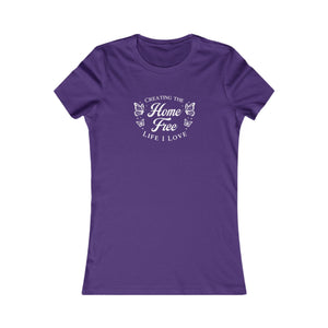 Home Free women's t-shirt - Zenfull Heart self love and healing affirmation apparel