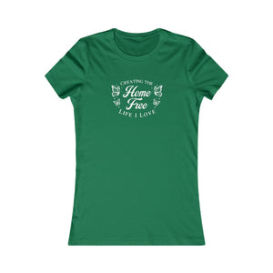 Home Free women's t-shirt - Zenfull Heart self love and healing affirmation apparel