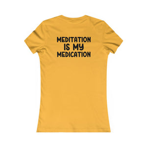 Highly Meditated women's t-shirt - Zenfull Heart self love and healing affirmation apparel