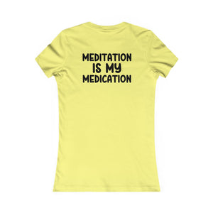 Highly Meditated women's t-shirt - Zenfull Heart self love and healing affirmation apparel