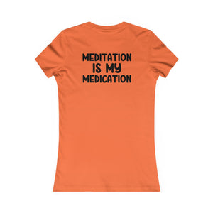 Highly Meditated women's t-shirt - Zenfull Heart self love and healing affirmation apparel