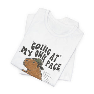 Going At My Own Pace | Capybara | Deluxe Tee