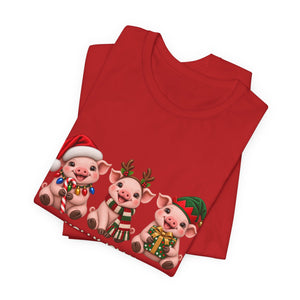 Holly Jolly Pigmas | Deluxe Tee