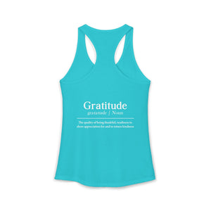 Grateful Everyday tank top - Zenfull Heart self love and healing affirmation apparel