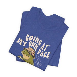 Going At My Own Pace | Frog | Deluxe Tee