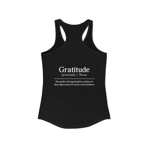 Grateful Everyday tank top - Zenfull Heart self love and healing affirmation apparel