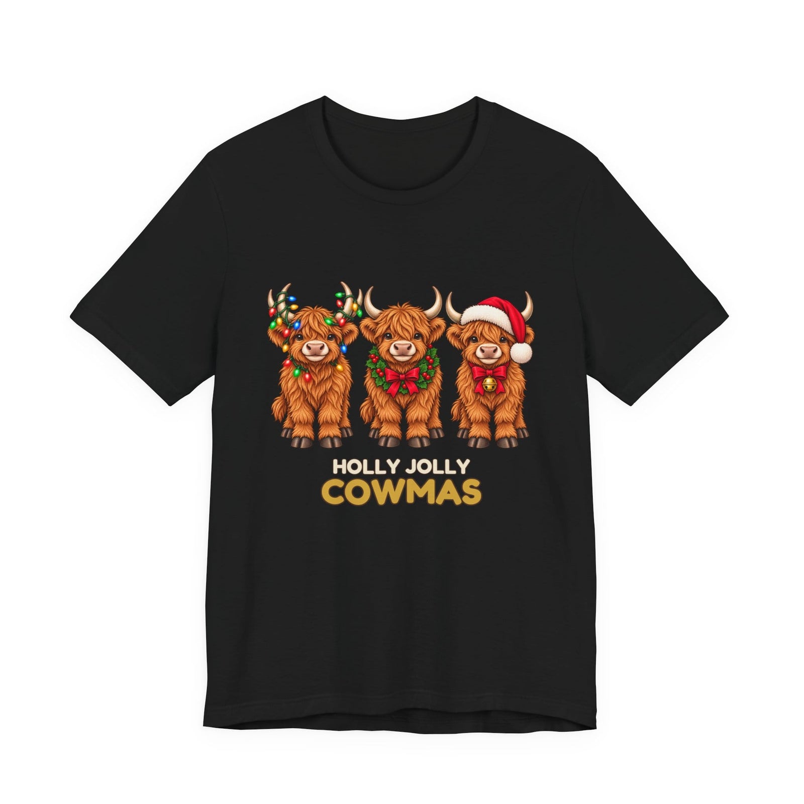 Holly Jolly Cowmas | Deluxe Tee