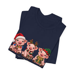 Holly Jolly Pigmas | Deluxe Tee
