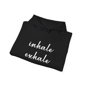 Inhale Exhale hoodie - Zenfull Heart self love and healing affirmation apparel