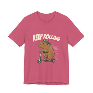 Keep Rolling | Capybara | Deluxe Tee