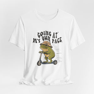 Going At My Own Pace | Frog | Deluxe Tee