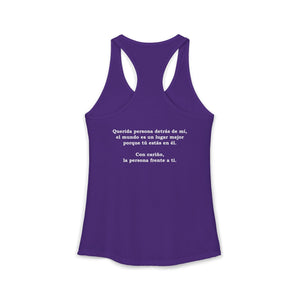 Eres Suficiente | Querida Persona Detrás De Mí | Racerback Tank