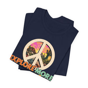 Explore More Worry Less t-shirt - Zenfull Heart self love and healing affirmation apparel
