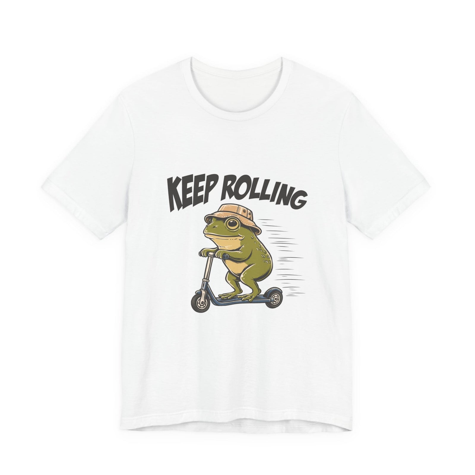 Keep Rolling | Frog t-shirt - Zenfull Heart self love and healing affirmation apparel