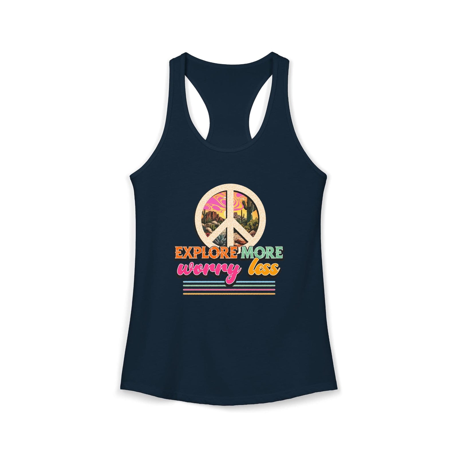 Explore More Worry Less | Racerback Tank