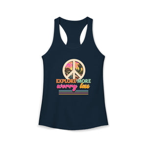 Explore More Worry Less | Racerback Tank