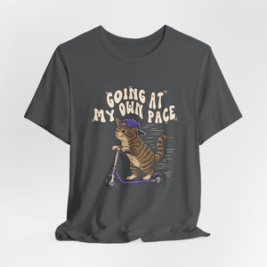 Going At My Own Pace | Cat | Deluxe Tee