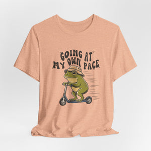 Going At My Own Pace | Frog | Deluxe Tee