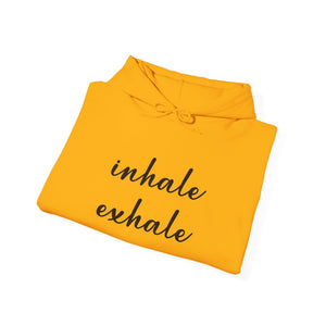 Inhale Exhale hoodie - Zenfull Heart self love and healing affirmation apparel