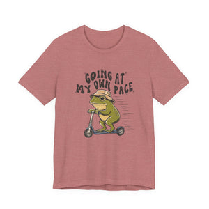 Going At My Own Pace | Frog | Deluxe Tee