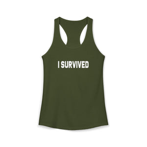 I Survived tank top - Zenfull Heart self love and healing affirmation apparel