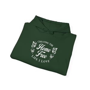 Home Free hoodie - Zenfull Heart self love and healing affirmation apparel