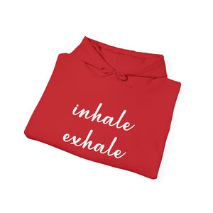 Inhale Exhale hoodie - Zenfull Heart self love and healing affirmation apparel