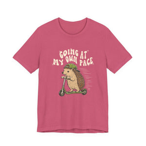 Going At My Own Pace | Hedgehog | Deluxe Tee