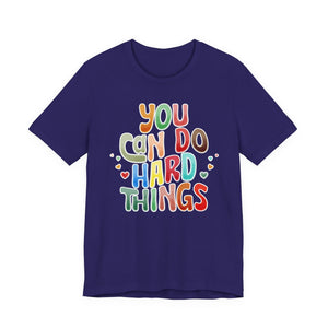 You Can Do Hard Things t-shirt - Zenfull Heart self love and healing affirmation apparel