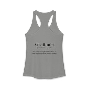 Grateful Everyday tank top - Zenfull Heart self love and healing affirmation apparel