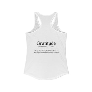 Grateful Everyday tank top - Zenfull Heart self love and healing affirmation apparel