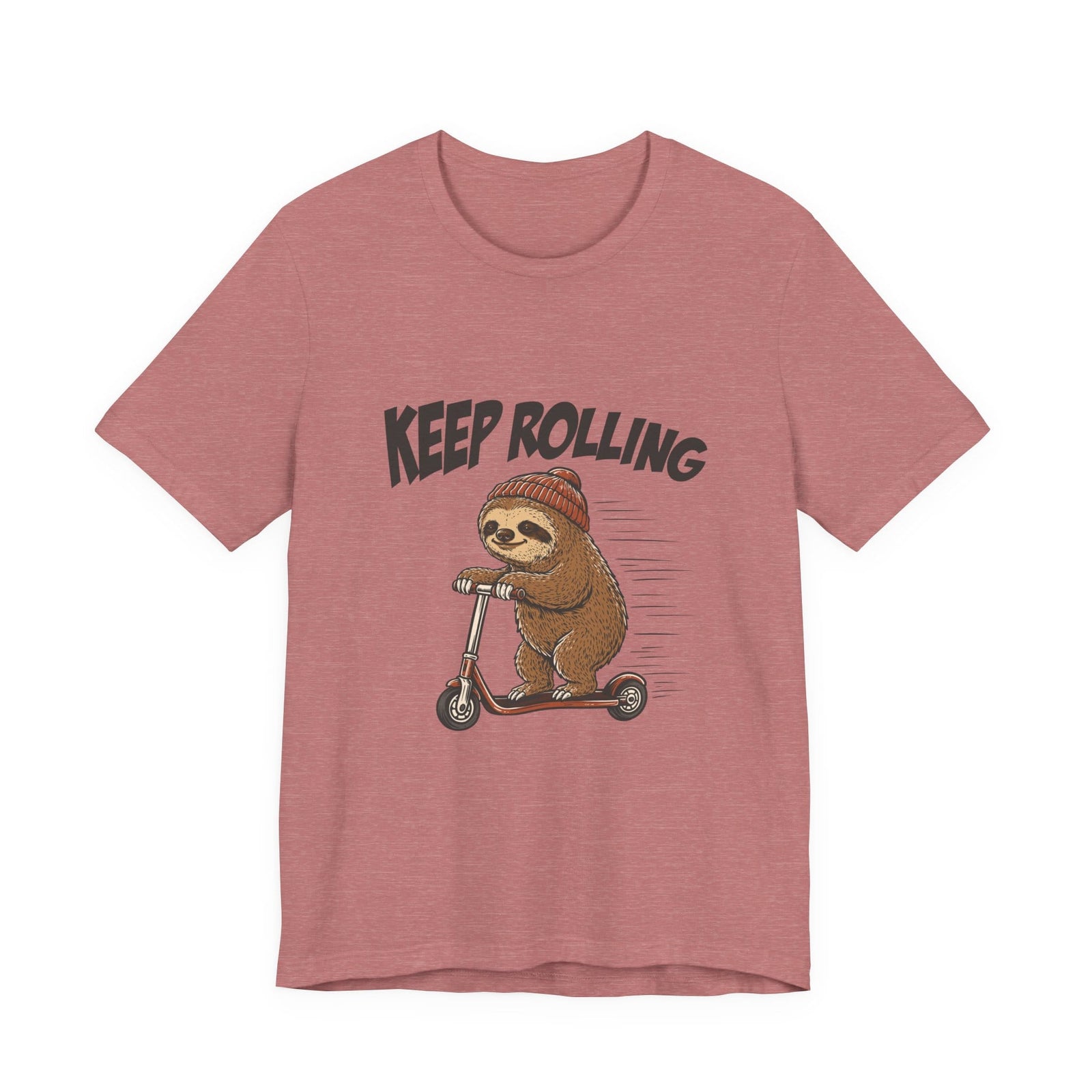 Keep Rolling | Sloth t-shirt - Zenfull Heart self love and healing affirmation apparel