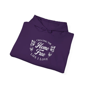 Home Free hoodie - Zenfull Heart self love and healing affirmation apparel