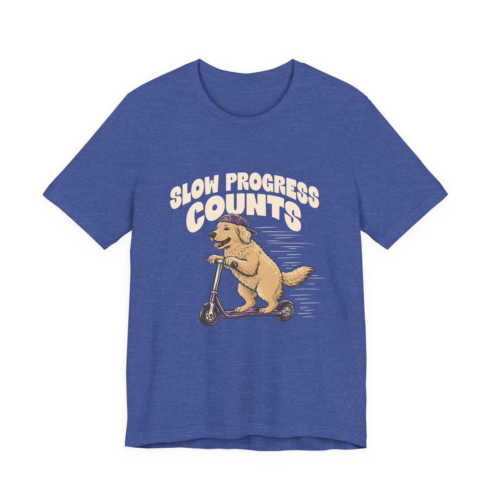 Slow Progress Counts | Dog t-shirt - Zenfull Heart self love and healing affirmation apparel