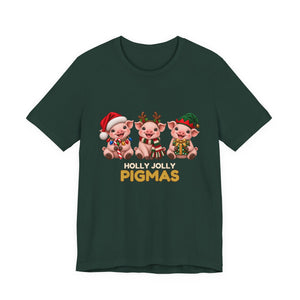 Holly Jolly Pigmas | Deluxe Tee