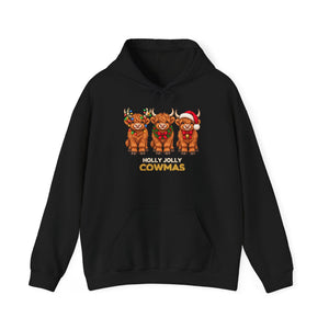 Holly Jolly Cowmas | Hoodie