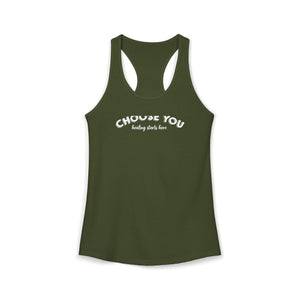 Choose You tank top - Zenfull Heart self love and healing affirmation apparel