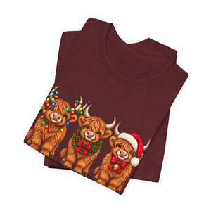 Holly Jolly Cowmas | Deluxe Tee