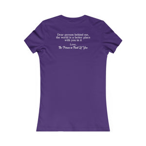 The World Is A Better Place With You In It | Women's Tee