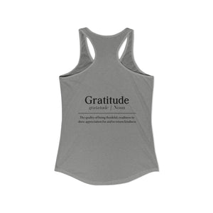 Grateful Everyday tank top - Zenfull Heart self love and healing affirmation apparel