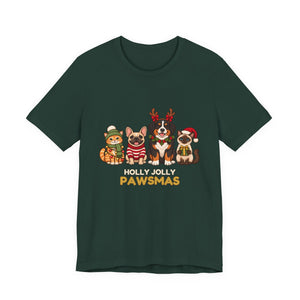 Holly Jolly Pawsmas | Deluxe Tee