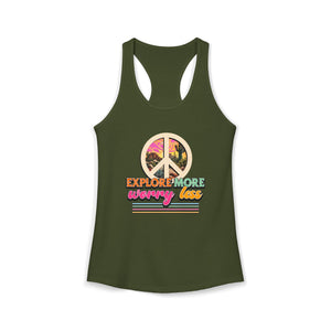 Explore More Worry Less | Racerback Tank