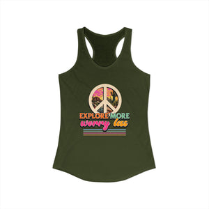 Explore More Worry Less | Racerback Tank