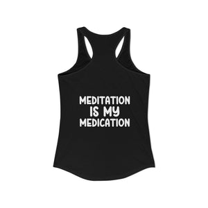 Highly Meditated tank top - Zenfull Heart self love and healing affirmation apparel