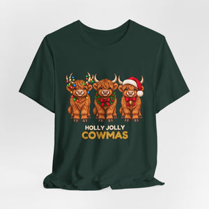 Holly Jolly Cowmas | Deluxe Tee