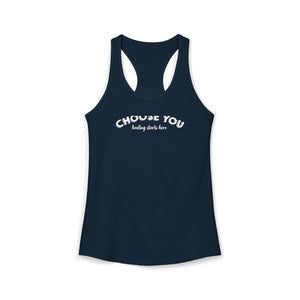 Choose You tank top - Zenfull Heart self love and healing affirmation apparel