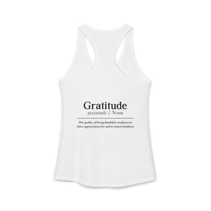 Grateful Everyday tank top - Zenfull Heart self love and healing affirmation apparel